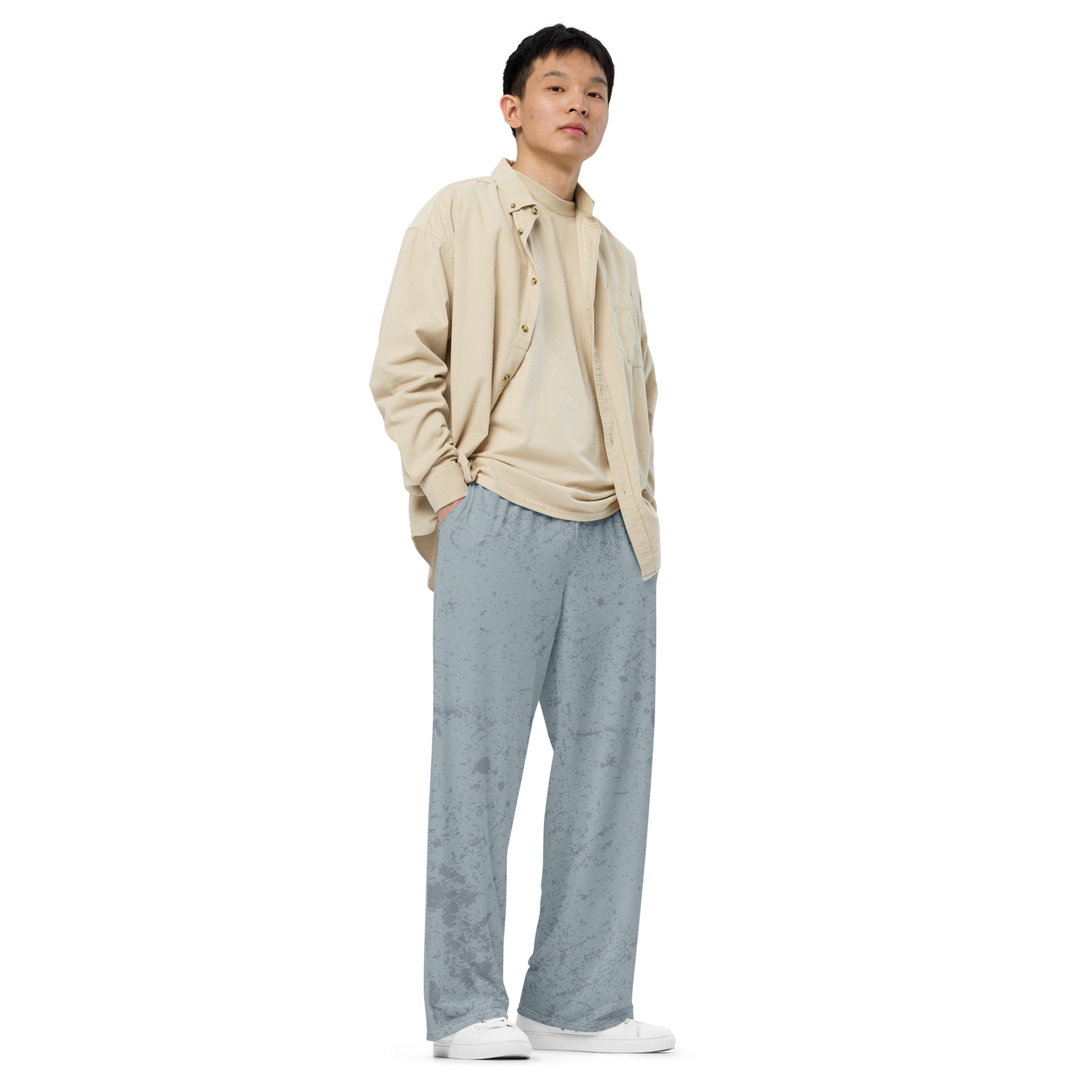 Blue Paint Pants
