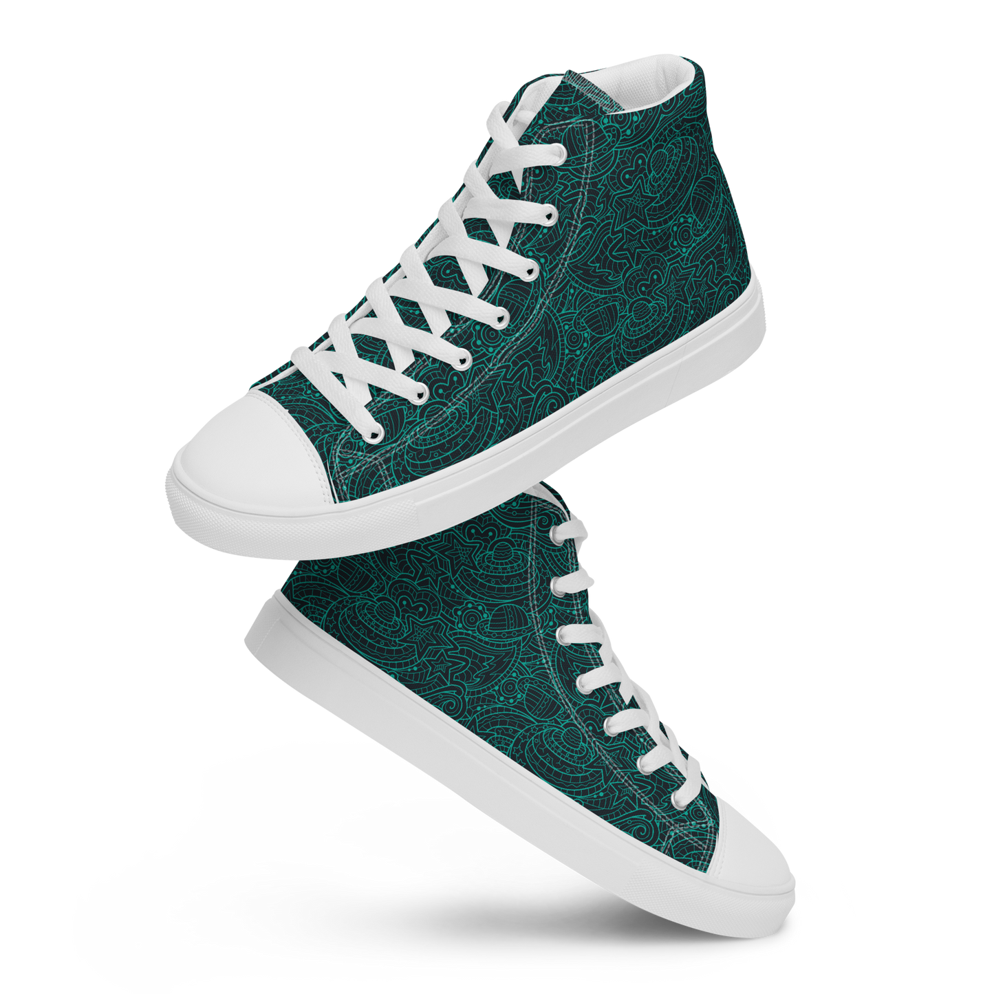 Celestial Canvas - Men's High Tops