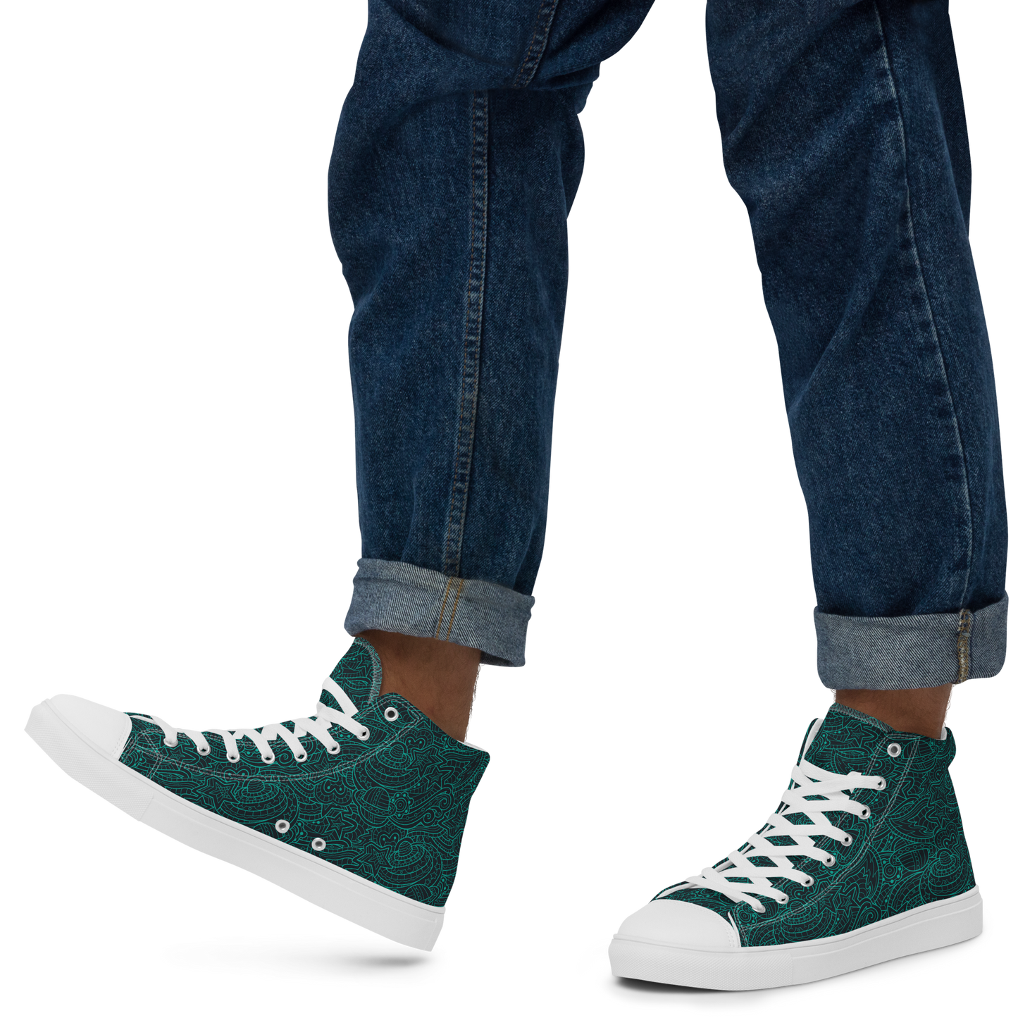 Celestial Canvas - Men's High Tops