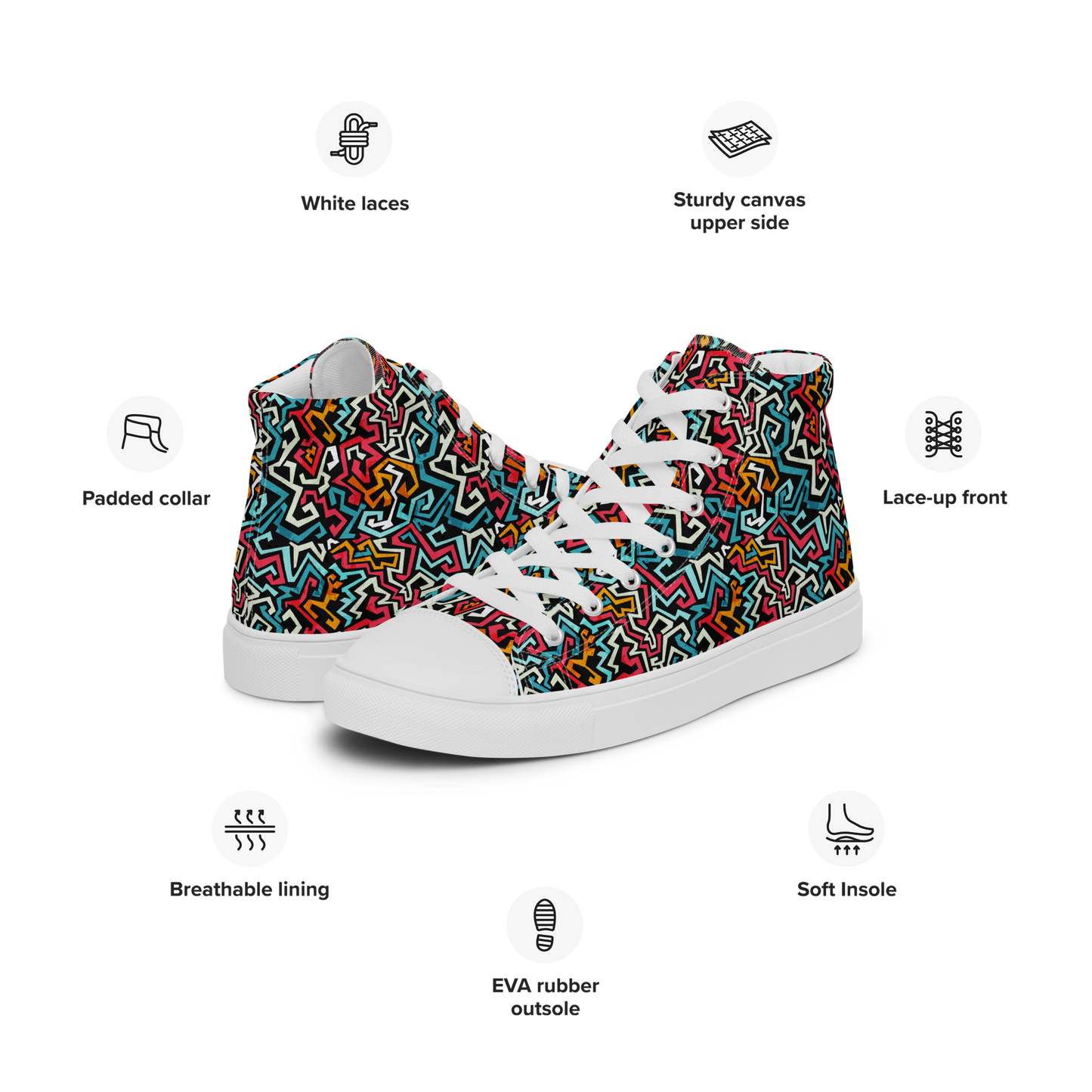 Urban Maze - Men’s High Tops