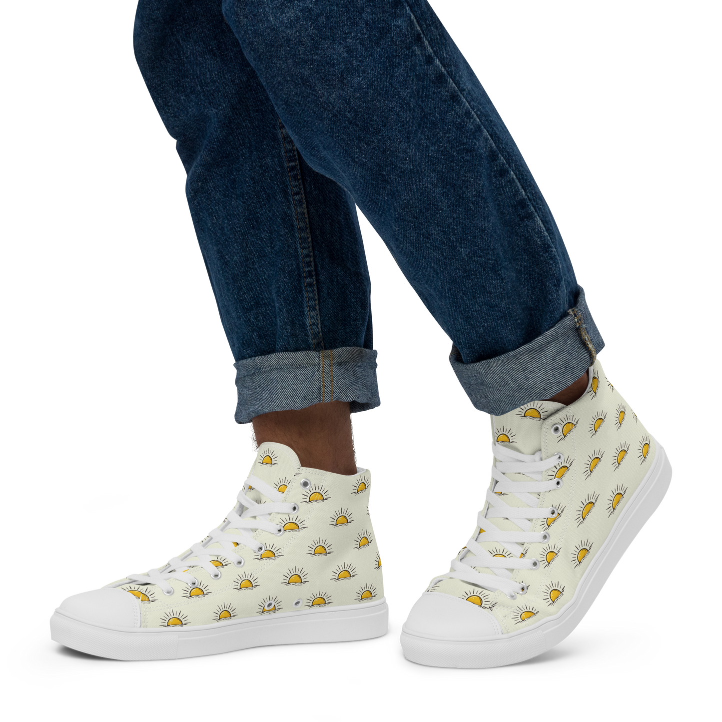 Sunny Side Up - Men’s High Tops
