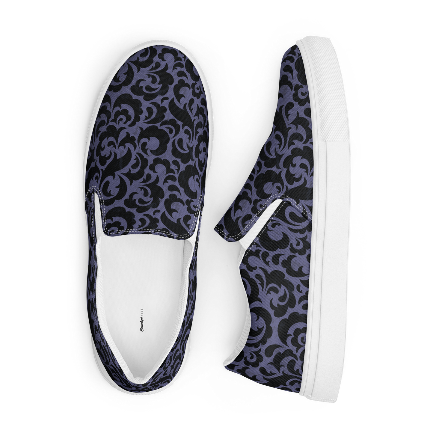 Lavender Bloom - Men’s Slip Ons