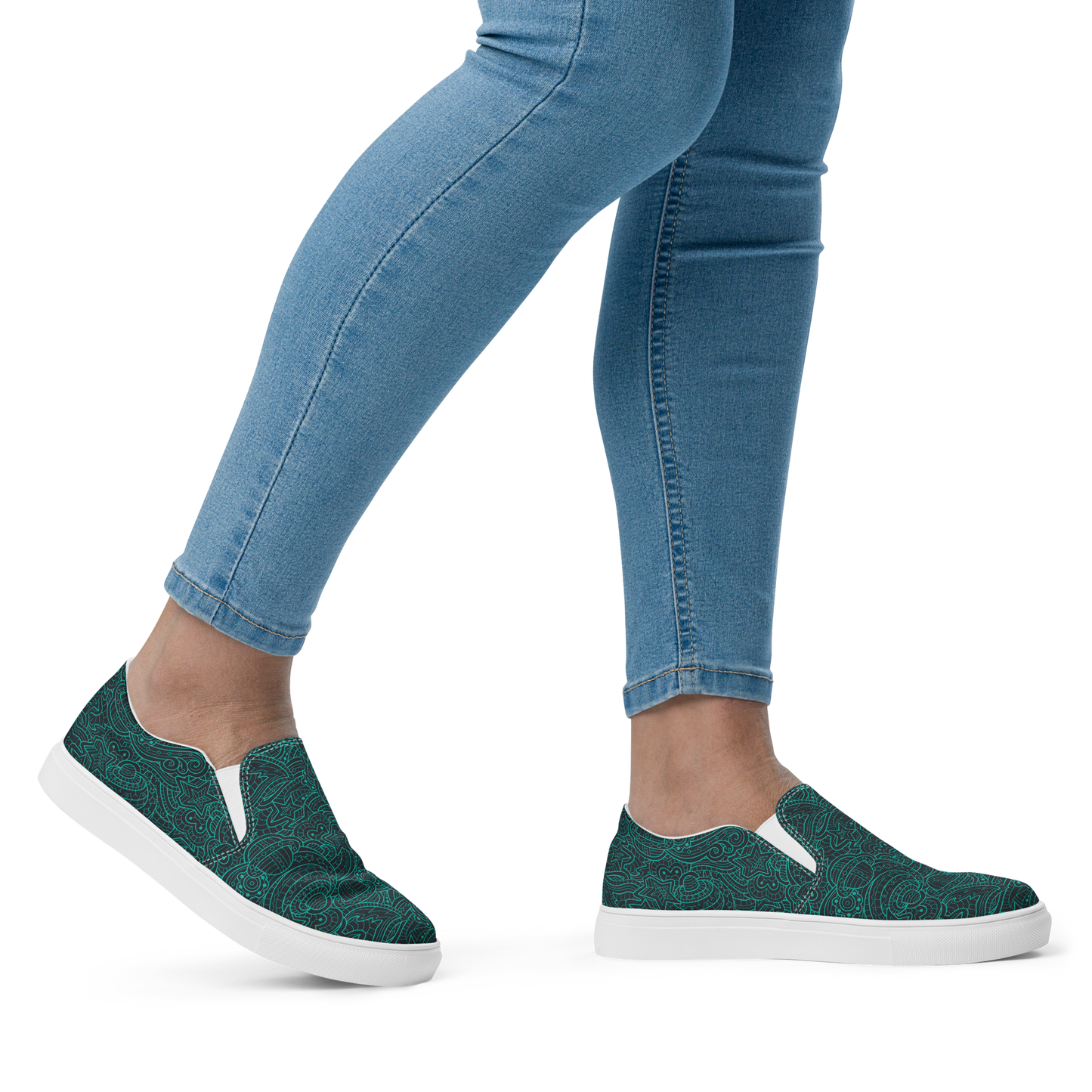 Celestial Canvas - Women’s Slip Ons