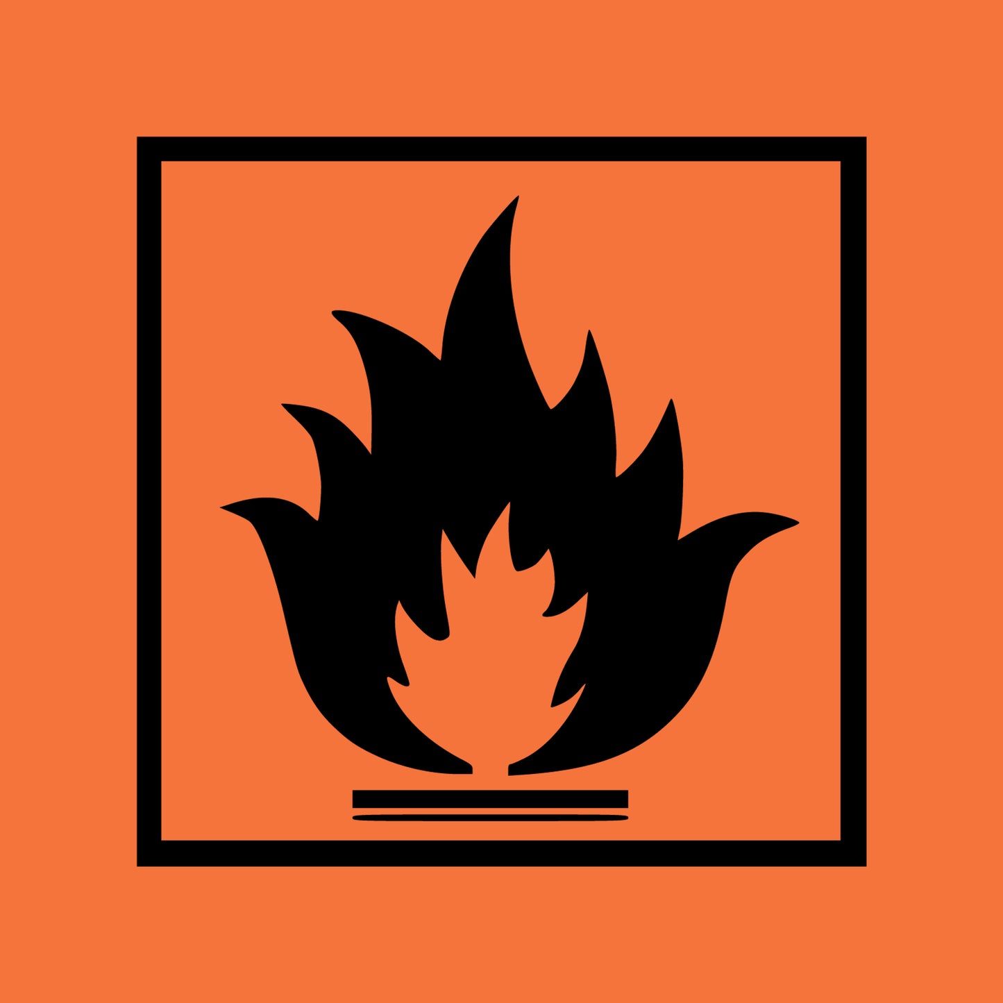 Warning - Flammable
